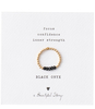 Beauty Black Onyx Gold Ring S/M
