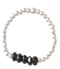 Beauty Black Onyx Silver Ring M/L