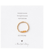 Beauty Citrine Gold Plated Ring S/M