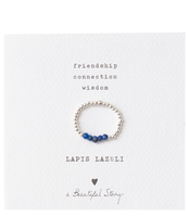 Beauty Lapis Lazuli Silver Ring S/M