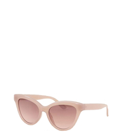Beige cat eye zonnebril