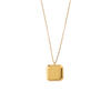 Bevelled Square Short Necklace