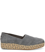 Bloom Suede Platform Espadrilles