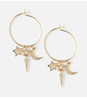 Celestial Charm Cluster Hoops
