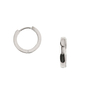 Clean Metal Huggie Hoop