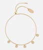 Coin Charm Drop Slider Bracelet