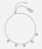 Coin Charm Drop Slider Bracelet