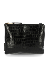 Crossbody L Croco Printed Leather