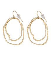 Curved Beaten Hoops X My Jewellery