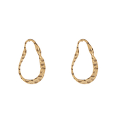 Curved Beaten Stud X My Jewellery