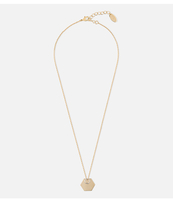 Double Hexagon Short Necklace