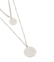Dubbele Ketting Twee Muntjes