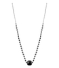 Enamel Necklace glass - Black
