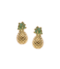 Enamel Pineapple Stud Earrings