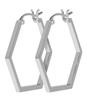 Essentiele Hexagonal Hoop Earrings