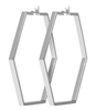Essentiele Large Hexagonal Hoop Earrings