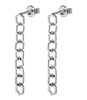 Essentiele Open Hexagons Chain Earrings
