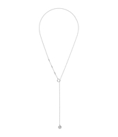 Essentielle Hexagon Charm Lariat Necklace