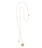 Fairy Aventurine Leaf Gold Necklace