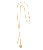 Fairy Citrine Shell Gold Necklace