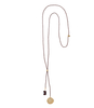 Fairy Garnet Dragonfly Gold Plated Necklace