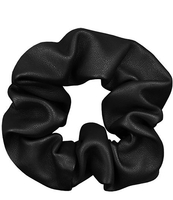 Faux Leather Scrunchie