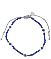 Friendly Lapis Lazuli Silver Bracelet
