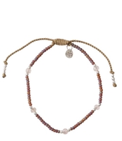 Friendly Rose Quartz Silver bracelet