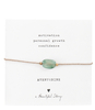 Gemstone Card Aventurine Gold Colored Bracelet