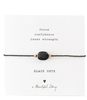 Gemstone Card Black Onyx Gold Plated Bracelet