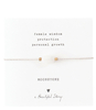 Gemstone Card Moonstone Gold Plated Bracelet