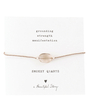 Gemstone Card Smokey Quartz Silver Plated Bracelet