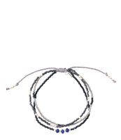 Gentle Lapis Lazuli Silver Plated Bracelet