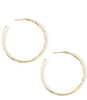 Hammered Hoop Earrings
