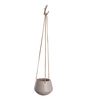 Hanging pot Skittle ceramic small Leather cord