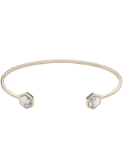 Idylle Hexagons Open Cuff Bracelet