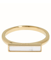 Idylle Marble Bar Ring