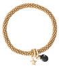 Jacky Black Onyx Star Gold Plated Bracelet
