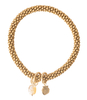 Jacky Citrine Shell Gold Plated Bracelet