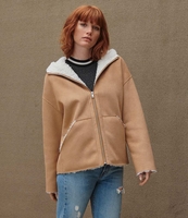 Jody Faux Shearling Hoodie