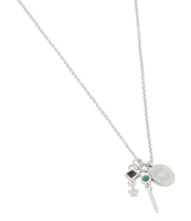 Ketting black onyx & malachite