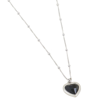 Ketting Black Onyx hartje