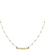Ketting Goudkleurig Kralen Muntjes