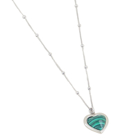 Ketting Malachite hartje