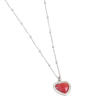 Ketting Red Jade hartje