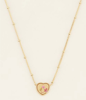 Ketting wildflower hartje