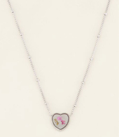 Ketting wildflower hartje