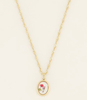 Ketting wildflower ovaal