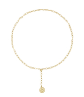 Ketting Y vorm met munt