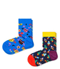 Kids 2 Pack Space Cat Socks